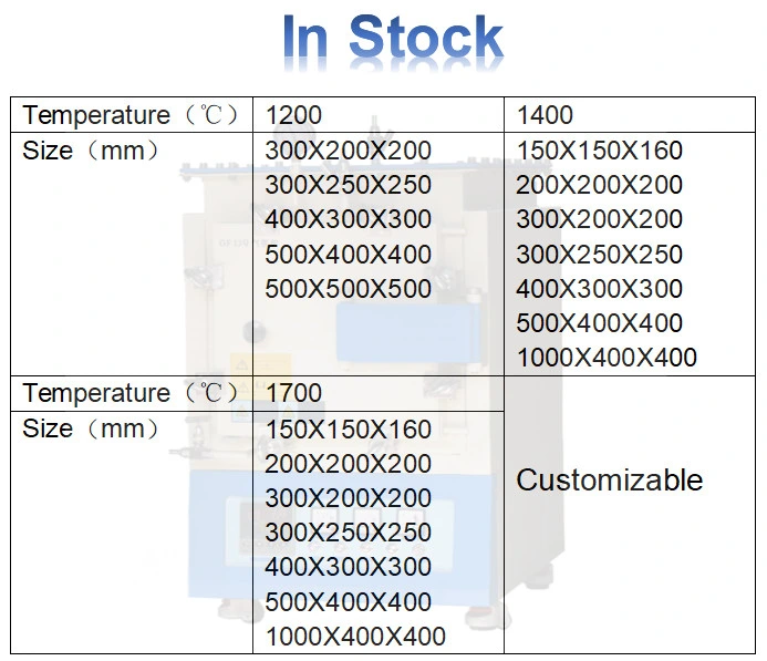 Lab High Temperature 1100c Gas Atmosphere Muffle Furnace